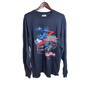 Vintage NWT Deadstock Dale Earnhardt Shirt Long Sleeve 7 Time Champ Nascar XL